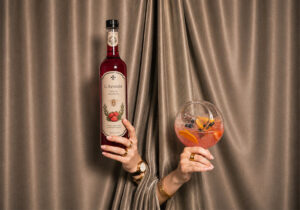 Strawberry spritz (strawberry syrup)