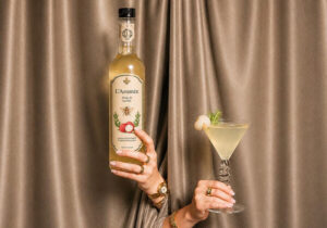 Lychee pearl spritz (lychee syrup)